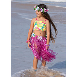 Amscan Costume Hawaiiano Per Bambino - Set Con Camicia, Pantaloncini E Collana Di Fiori (Lei) - Ragazzo, Idee Festa A Tema - 2