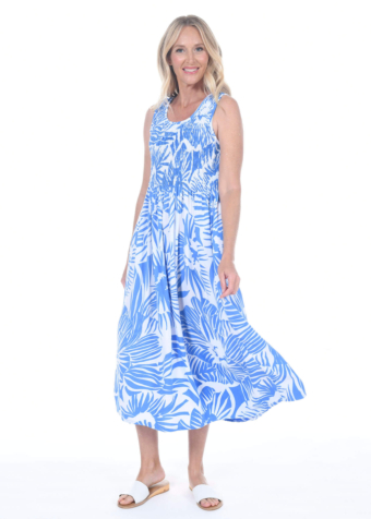 The Elastic Dress is a Blue Ginger Classic style that is so comfortable to wear!
