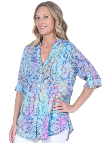 PLEAT BLOUSE