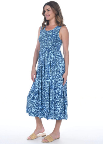 The Elastic Dress is a Blue Ginger Classic style that is so comfortable to wear!