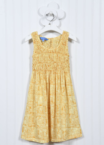 GIRLS ELASTIC DRESS